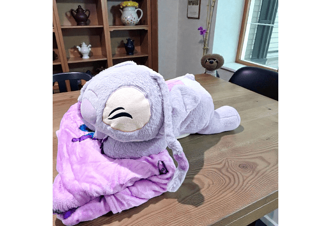 PELUCHE STITCH O ANGELA  CON FRAZADA MOD# 328ABO