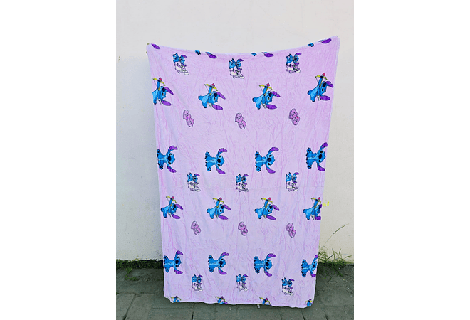 PELUCHE STITCH O ANGELA  CON FRAZADA MOD# 328ABO