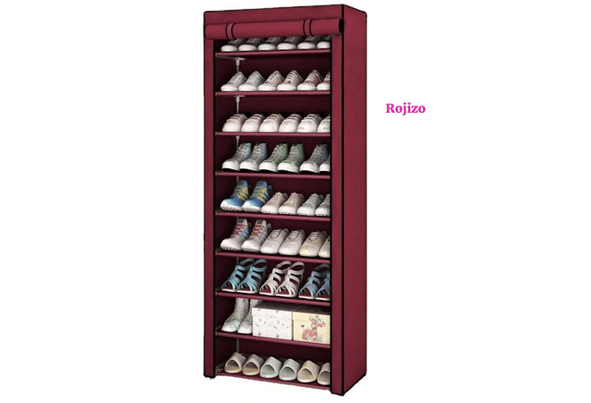 ORGANIZADOR  PARA ZAPATOS 9 NIVELES CON FORRO MOD# ZTA66