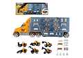 JUGUETE TRAILER CON CARRITOS DE CONSTRUCCIÓN (CON MÚSICA)MOD# TN-12708B🚛