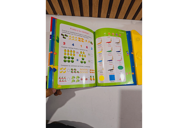 LIBRO DIDÁCTICO DE APRENDIZAJE PARA NIÑOS (CON SONIDO) MOD# QD-5037 📗