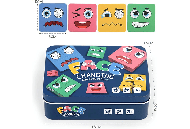 JUEGO DIDÁCTICO MÁGICO FORMA CARAS MOD# QM-508