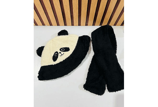 SOMBRERITO CON BUFANDA PARA NIÑOS 3D ANIMALITOS MOD# 711