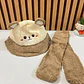 SOMBRERITO CON BUFANDA PARA NIÑOS 3D ANIMALITOS MOD# 711 - Miniatura 10
