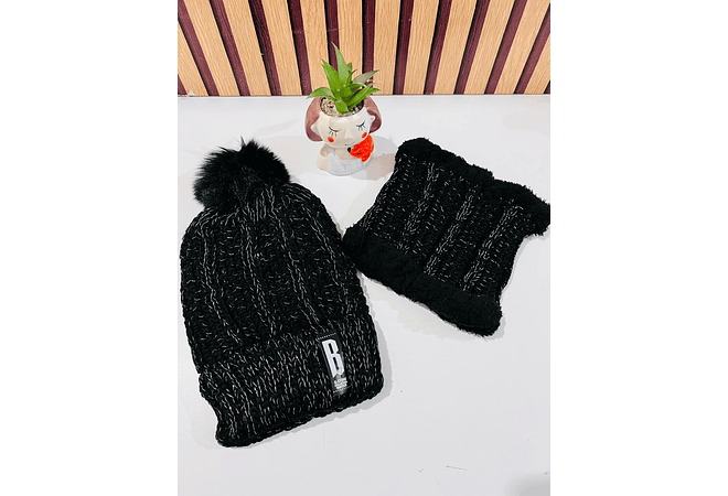 GORRO CON BUFANDA JUVENIL/ADULTO DAMA MOD# 706 🧣