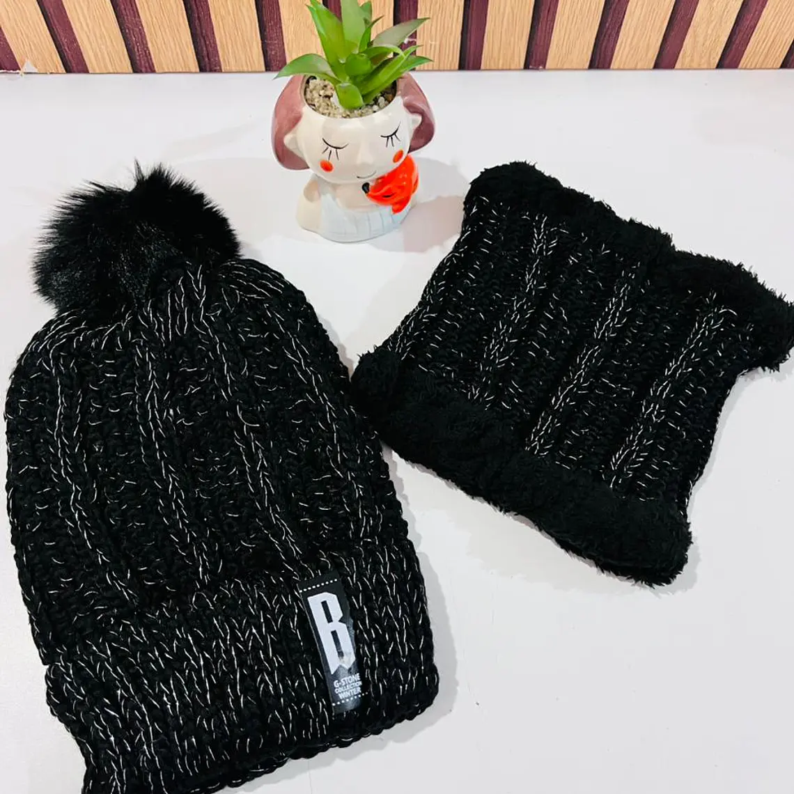 GORRO CON BUFANDA JUVENIL/ADULTO DAMA MOD# 706 🧣 6