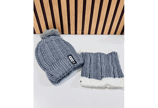 GORRO CON BUFANDA JUVENIL/ADULTO DAMA MOD# 706 🧣
