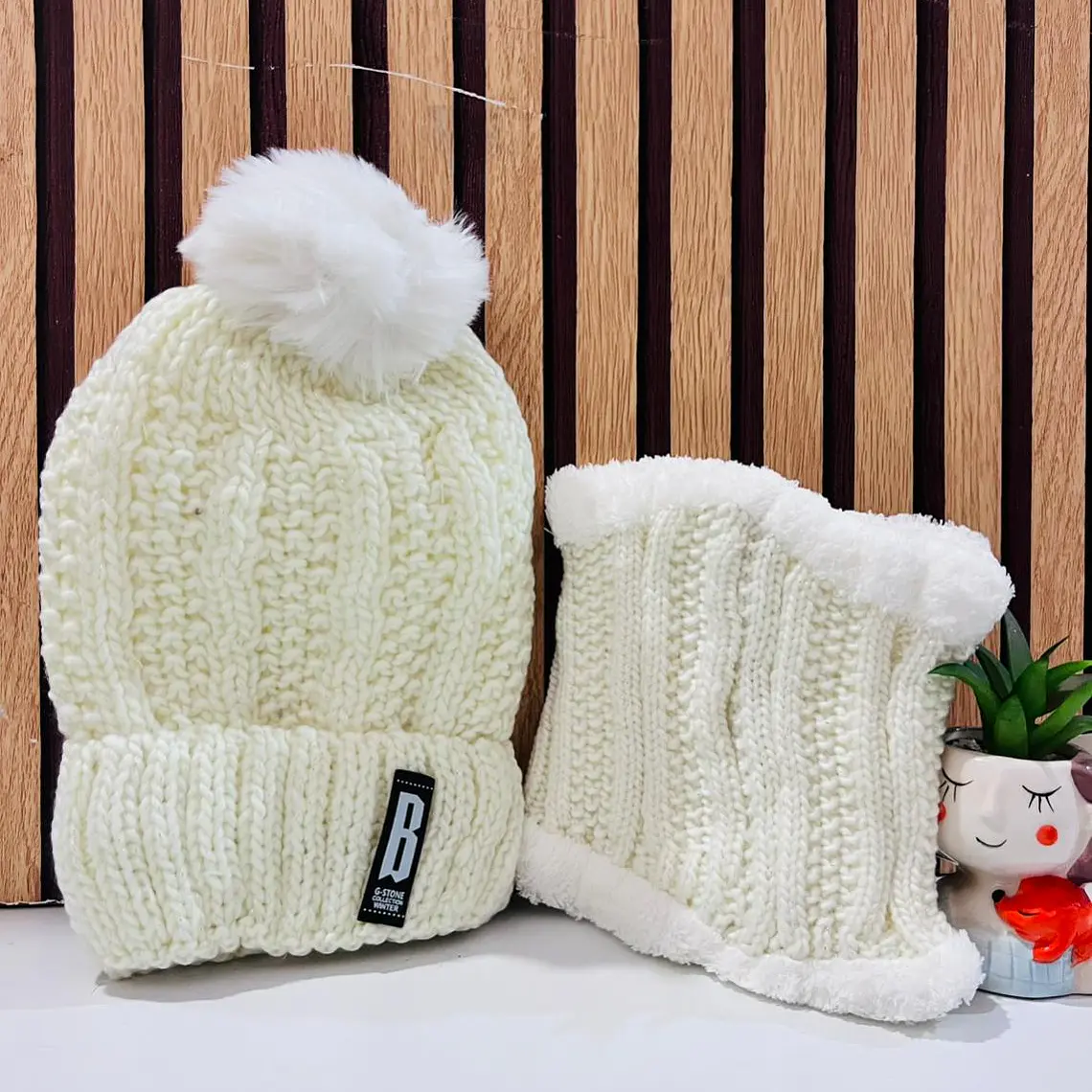 GORRO CON BUFANDA JUVENIL/ADULTO DAMA MOD# 706 🧣 8