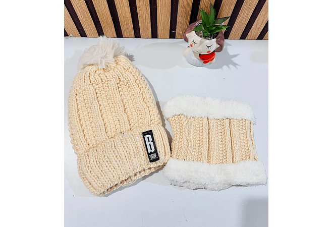 GORRO CON BUFANDA JUVENIL/ADULTO DAMA MOD# 706 🧣