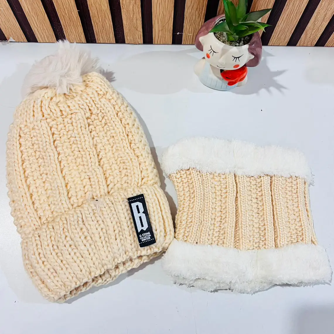 GORRO CON BUFANDA JUVENIL/ADULTO DAMA MOD# 706 🧣 12