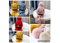 GORRO INFANTIL CON POMPÓN Y BUFANDA DISEÑO OSITO 3D MOD# 700