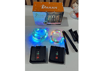 12 MTS DÚO SOLAR SERIE DE LUZ  DE COLORES DE ALAMBRE DE COBRE