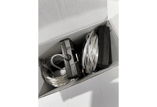 12 MTS DÚO SOLAR SERIE DE LUZ  DE COLORES DE ALAMBRE DE COBRE