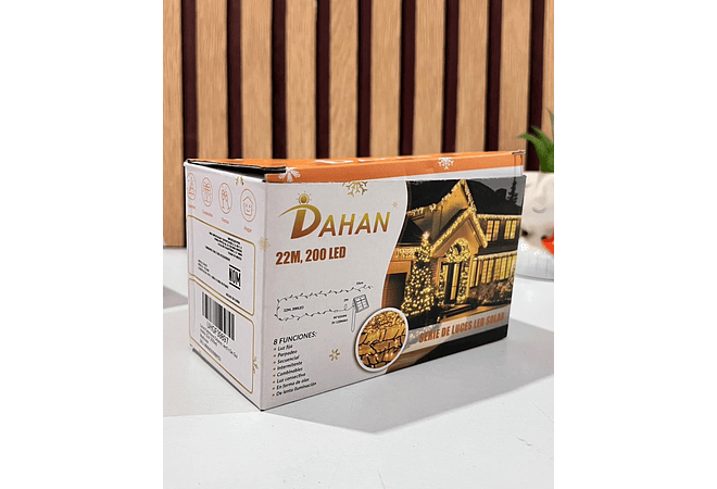 22 MTS SERIE DE LUCES SOLAR LED DE COLORES MARCA DAHAN MOD# TC13-58