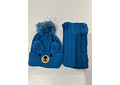 GORRO INFANTIL CON POMPÓN Y BUFANDA DISEÑO OSITO 3D MOD# 700