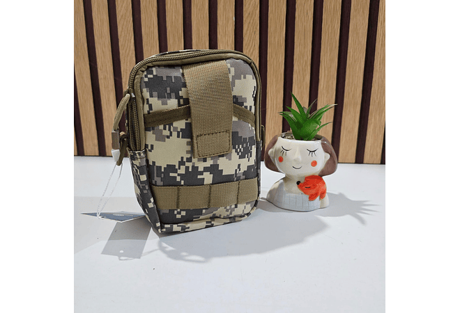 PECHERA/PORTA CELULAR GRENOBIL PARA CABALLERO DISEÑO PIXELEADO MOD# FL011