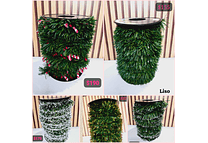 20 MTS/ROLLO DE ESCARCHA NAVIDEÑA  (VERDES) VARIOS MODELOS  🎄❄️🥳 - COPIAR