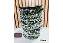 20 MTS/ROLLO DE ESCARCHA NAVIDEÑA  (VERDES) VARIOS MODELOS  🎄❄️🥳 - COPIAR