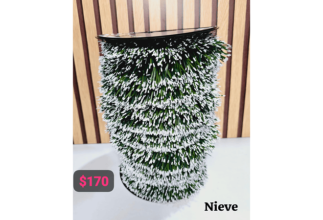 20 MTS/ROLLO DE ESCARCHA NAVIDEÑA  (VERDES) VARIOS MODELOS  🎄❄️🥳 - COPIAR