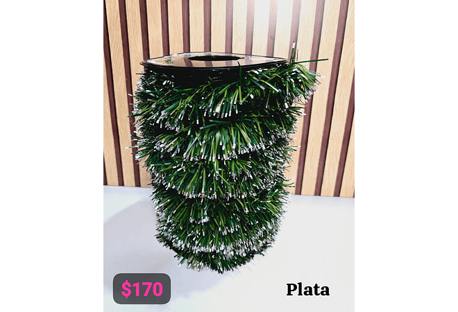 20 MTS/ROLLO DE ESCARCHA NAVIDEÑA  (VERDES) VARIOS MODELOS  🎄❄️🥳 - COPIAR