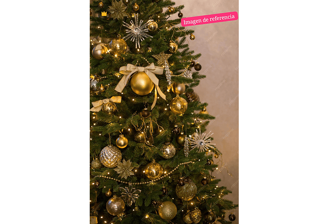 BOTE CON 24 ESFERAS NAVIDEÑAS MOD# SD44-539D