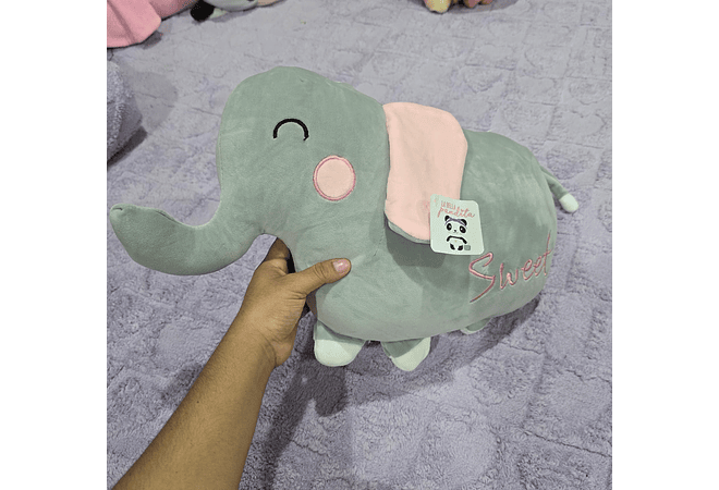 PELUCHE ALMOHADA CON FRAZADA (ELEFANTE O PERRITO) MOD#328AER Y L95-328H 🐕 🐘