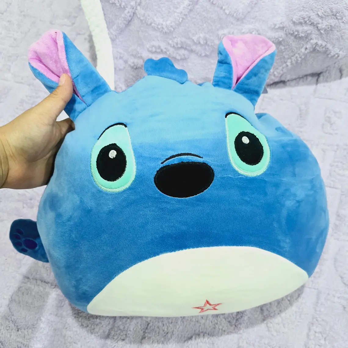 PELUCHE ALMOHADA STITCH CON FRAZADA MOD# 328ABN 3