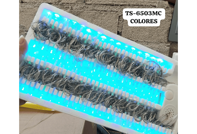 10 MTS SERIE MÚSICAL LUZ CÁLIDA, BLANCA, AZUL O ROSA MOD# TS-6503MB, MCAL,MAY,MR O MC