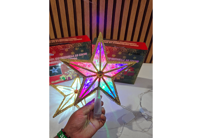ESTRELLA PARA DECORAR(BLANCA Y DE COLOR)MOD# TS-3050B  O TS-3050C💫