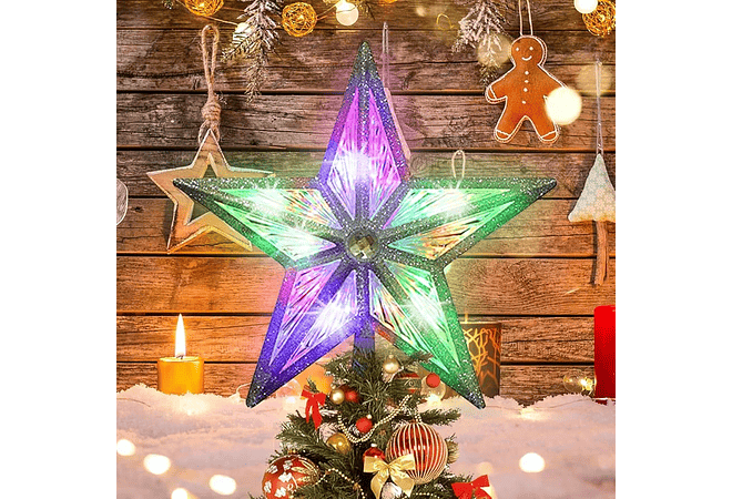 ESTRELLA PARA DECORAR(BLANCA Y DE COLOR)MOD# TS-3050B  O TS-3050C💫