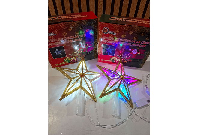 ESTRELLA PARA DECORAR(BLANCA Y DE COLOR)MOD# TS-3050B  O TS-3050C💫