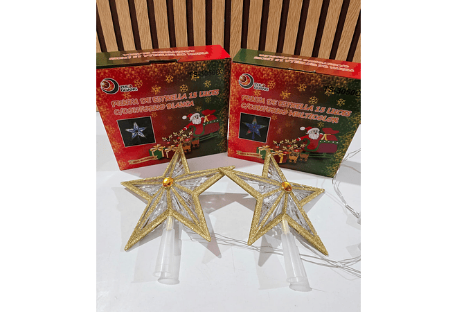 ESTRELLA PARA DECORAR(BLANCA Y DE COLOR)MOD# TS-3050B  O TS-3050C💫