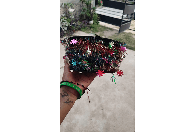 20 MTS ROLLO DE ESCARCHA VARIOS COLORES  Y MODELOS🎄🥳🎅🏻✨- COPIAR