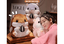 PELUCHE DISEÑO HAMSTER CON FRAZADA MOD# 017 🐿️