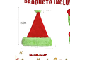 GORRO ROJO CON VERDE SANTA MOD# GRNA-WX30