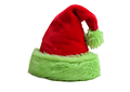 GORRO ROJO CON VERDE SANTA MOD# GRNA-WX30