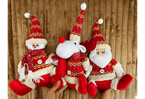 FIGURA PELUCHE SANTA, RENO O MUÑECO  MOD# 45PN1-9X18