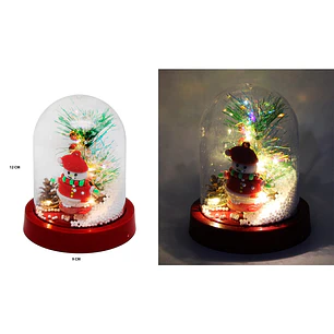CAPSULA NAVIDEÑA CON LUZ MOD# N2622-7x23