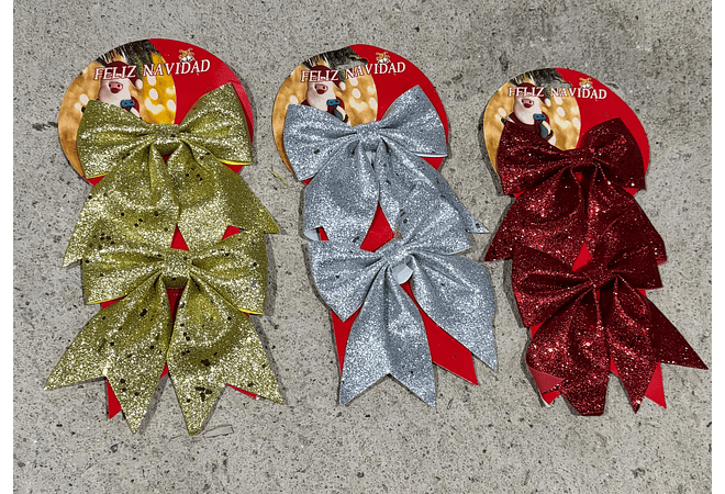 CARTON CON 2 MOÑOS BRILLANTES MOD# N2334-2T62 🎀