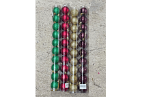 TUBO CON 10 ESFERAS NAVIDEÑAS MOD# 5NA-1X42