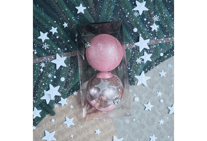 CAJA CON DOS ESFERAS GRANDES MOD# 12E-3X94 ❄️