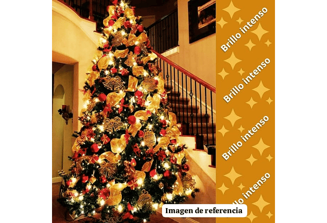6 MTS SERIE NAVIDEÑA POLARIS MÚSICAL LUZ CALIDA Y BLANCO FRÍO (140 LUCES) MOD# LED-140-CALIDO O 140-BLANCO ❄️🎄