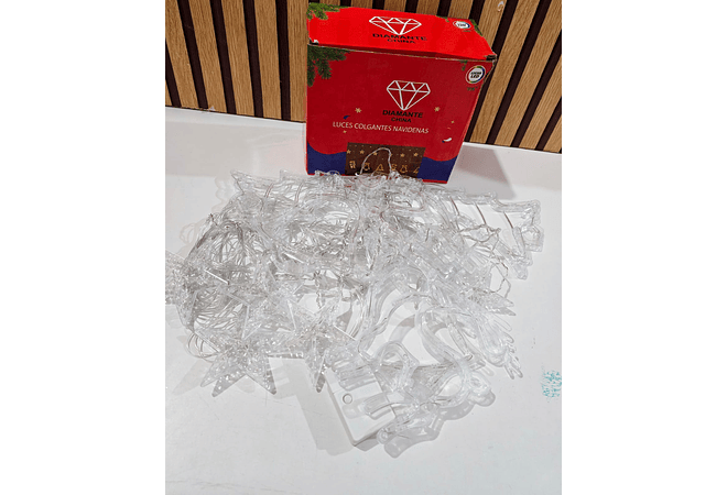 3 MTS CASCADA DIAMANTE FIGURAS RENO, CAMPANA CALIDA MOD# 352-045 