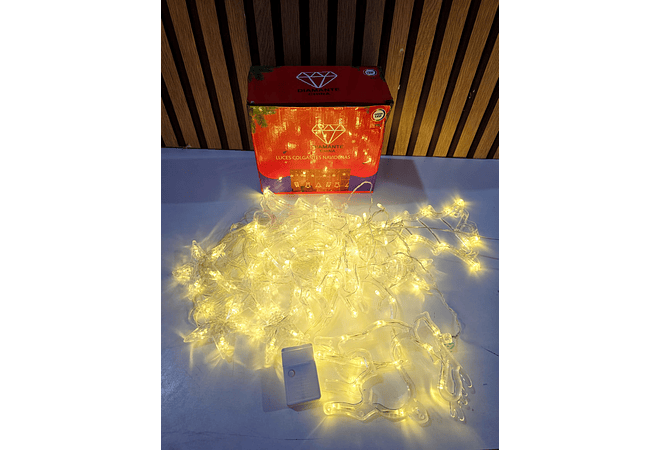 3 MTS CASCADA DIAMANTE FIGURAS RENO, CAMPANA CALIDA MOD# 352-045 