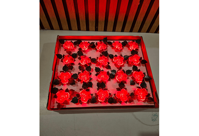14 MTS SERIE ROSAS CON LUZ LED (COLORES, ROJAS, ROSAS)MOD# TS-7237C, TS-6066RJ O TS-2237RJ