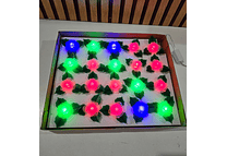 14 MTS SERIE ROSAS CON LUZ LED (COLORES, ROJAS, ROSAS)MOD# TS-7237C, TS-6066RJ O TS-2237RJ