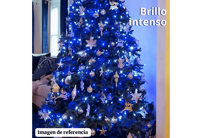 4 MTS SERIE NAVIDEÑA COLOR AZUL MOD# TS-650LAK (60 LUCES) ❄️