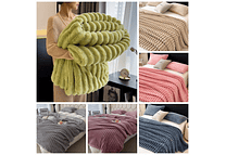 FRAZADA COLORES LISOS MATRIMONIAL 270 X 185CM (CON BOLSA)