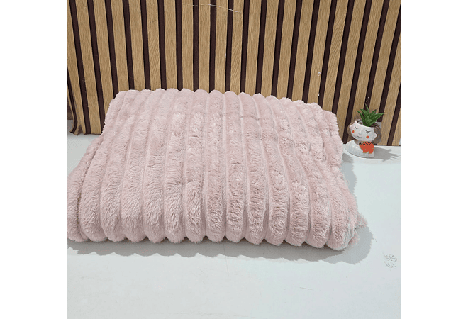 FRAZADA COLORES LISOS MATRIMONIAL 270 X 185CM (CON BOLSA)