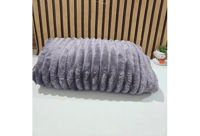 FRAZADA COLORES LISOS MATRIMONIAL 270 X 185CM (CON BOLSA)